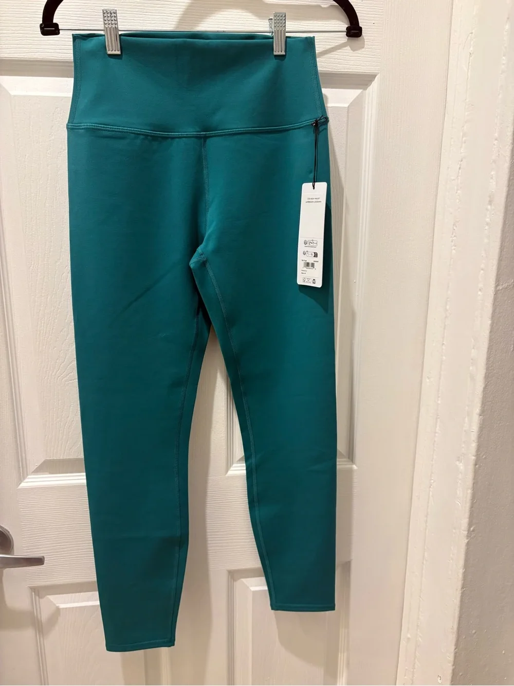 Alo Yoga 7/8 High-Waist Airbrush Leggings – Emerald Isle – Size Medium – NWT